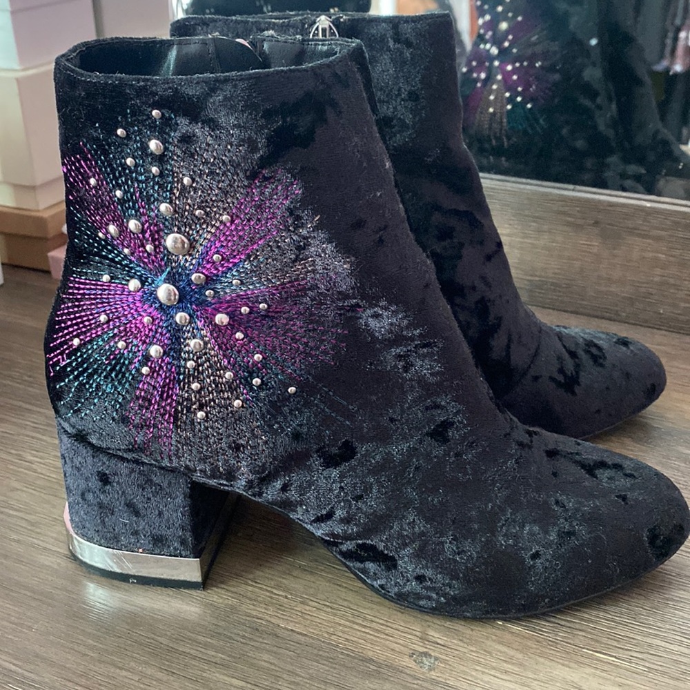 Suede booties
